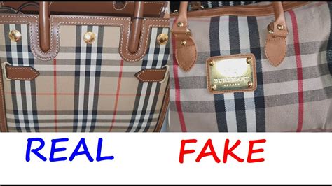 how to tell a fake burberry bag